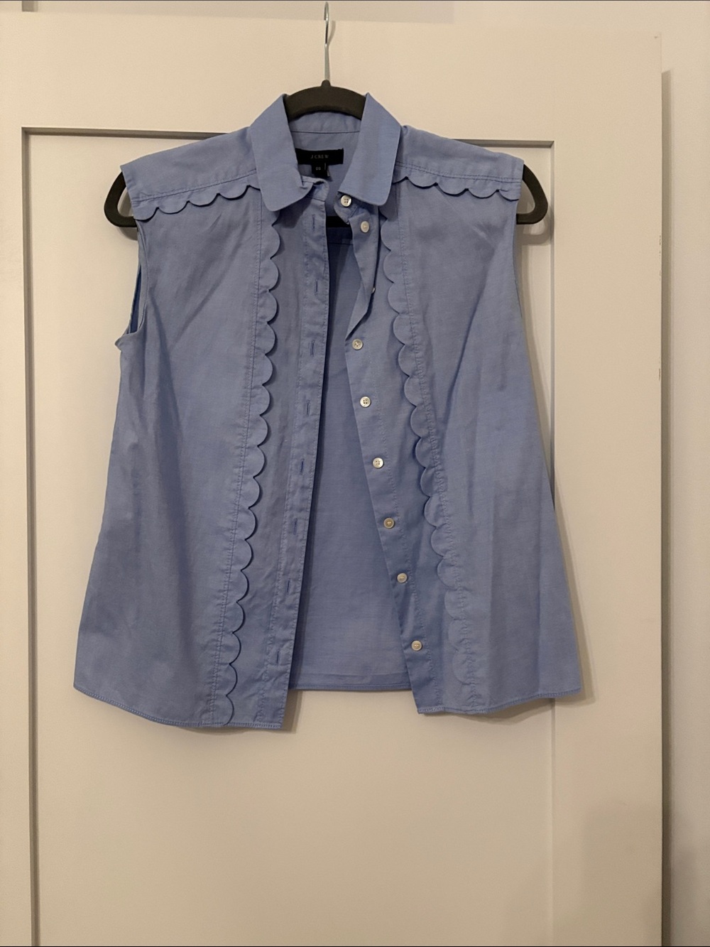 J.crew sleeveless cotton top